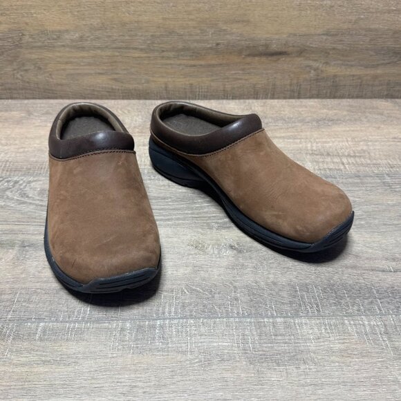 Merrell Encore Nova 4 Brown Leather Mules Women's Size 6 - Picture 6 of 7